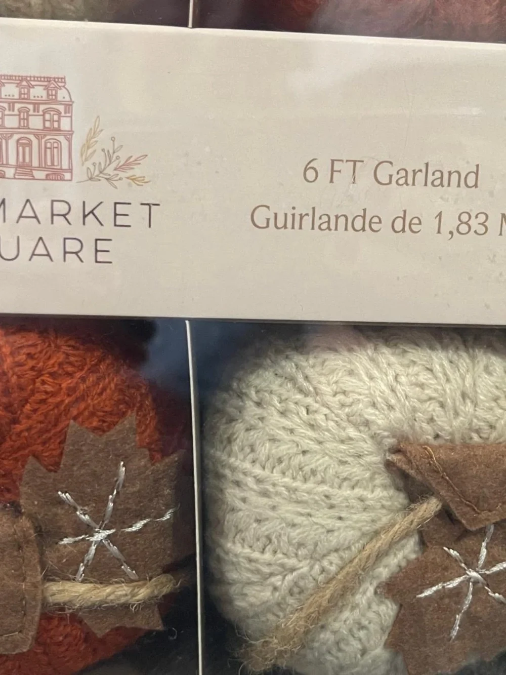 Thanksgiving Haymarket Square Pumpkins Garland - Thanksgiving Pumpkins Garland
